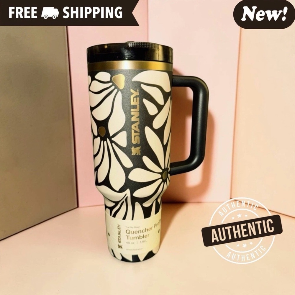 Stanley 40oz Quencher ProTour Flip Straw Wild Blooms Floral 🌸 New